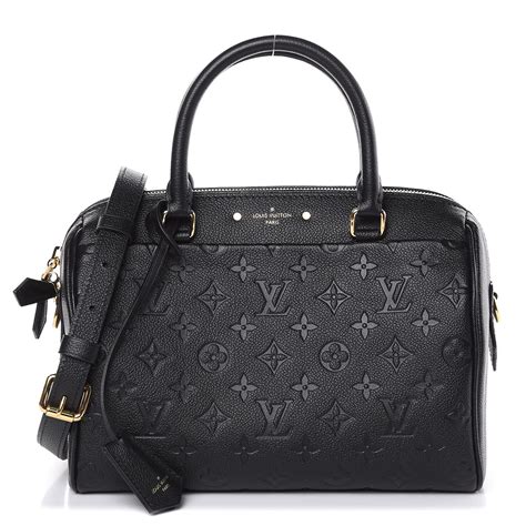 louis vuitton empreinte speedy bandouliere 25 nm noir black|louis vuitton speedy 25 empreinte.